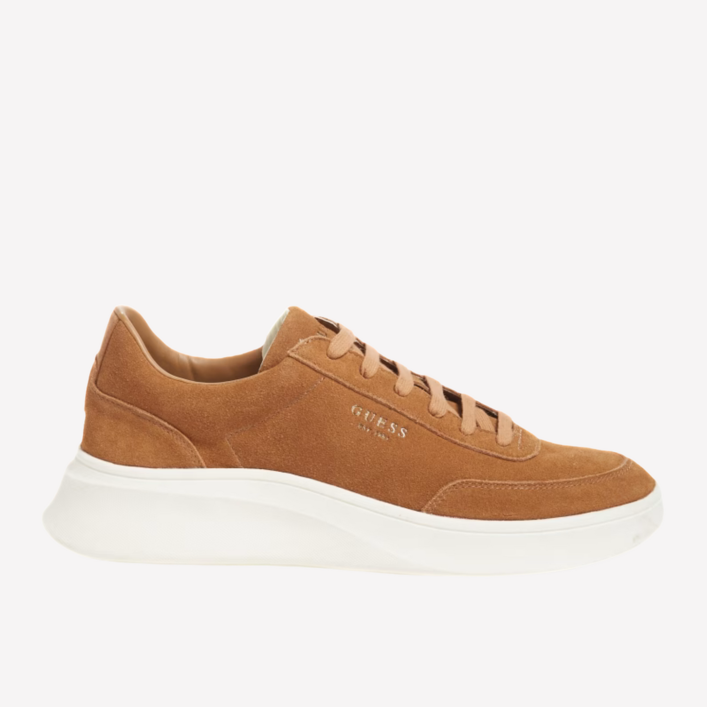 Guess Men Dolo Logo Low-Top Sneakers - Brown