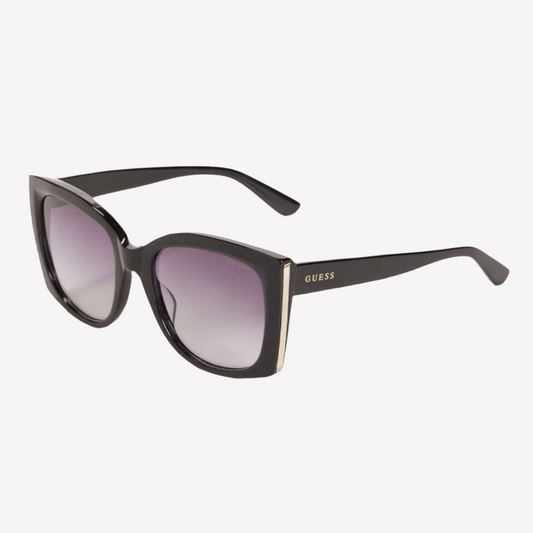 Guess Women Oversized Plastic Butterfly Sunglasses - Black