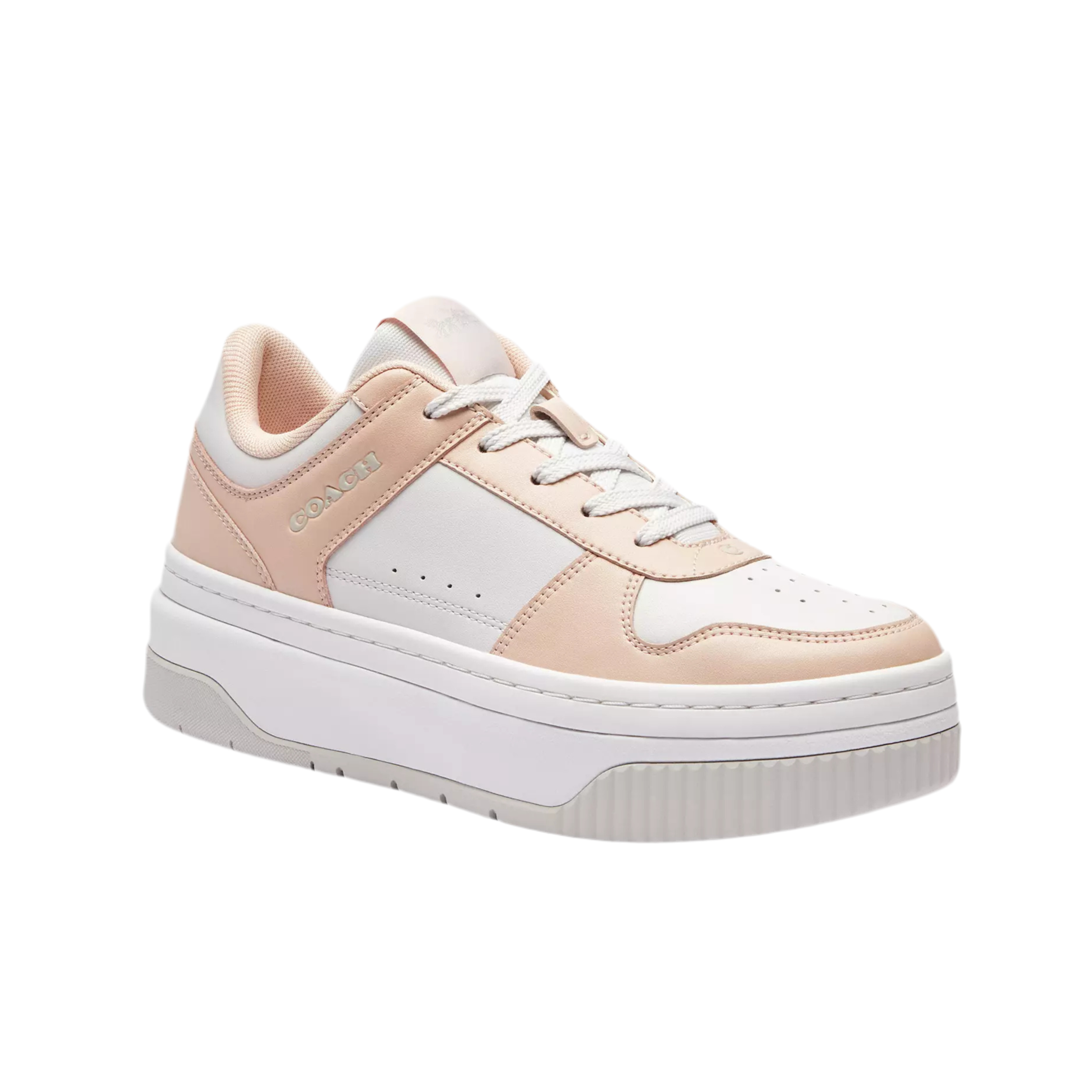 COACH Women's Platform Sneaker - Optic White Blush