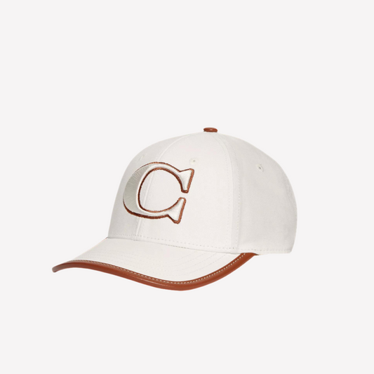 Coach Unisex Baseball Cap - Chalk