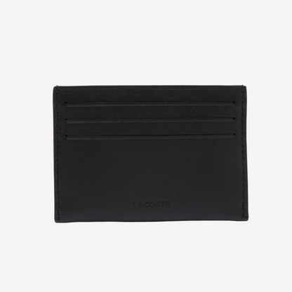 Lacoste Gift Set Card Holder and Polo Key Chain - Black