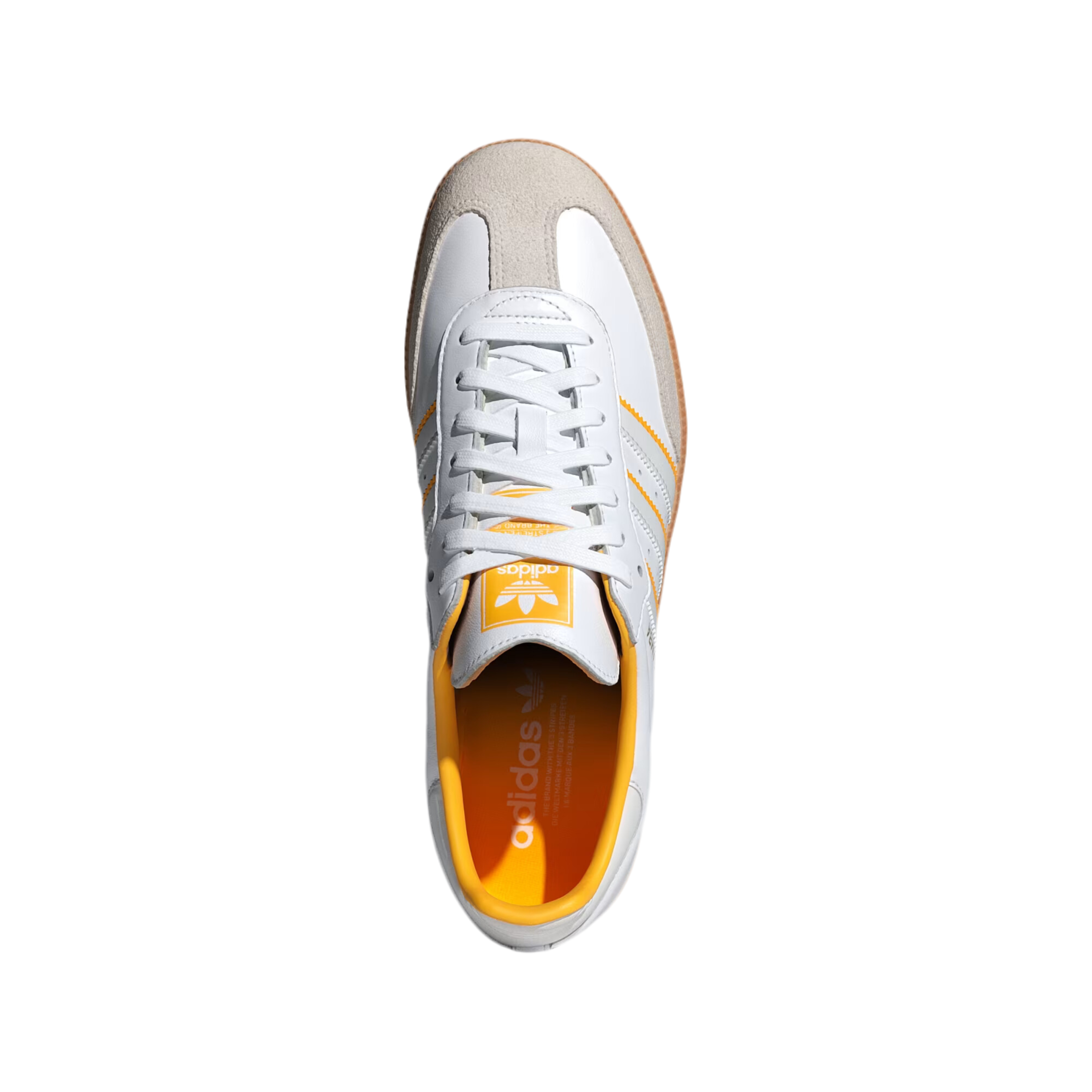 Adidas Men Samba OG - White Crew Yellow