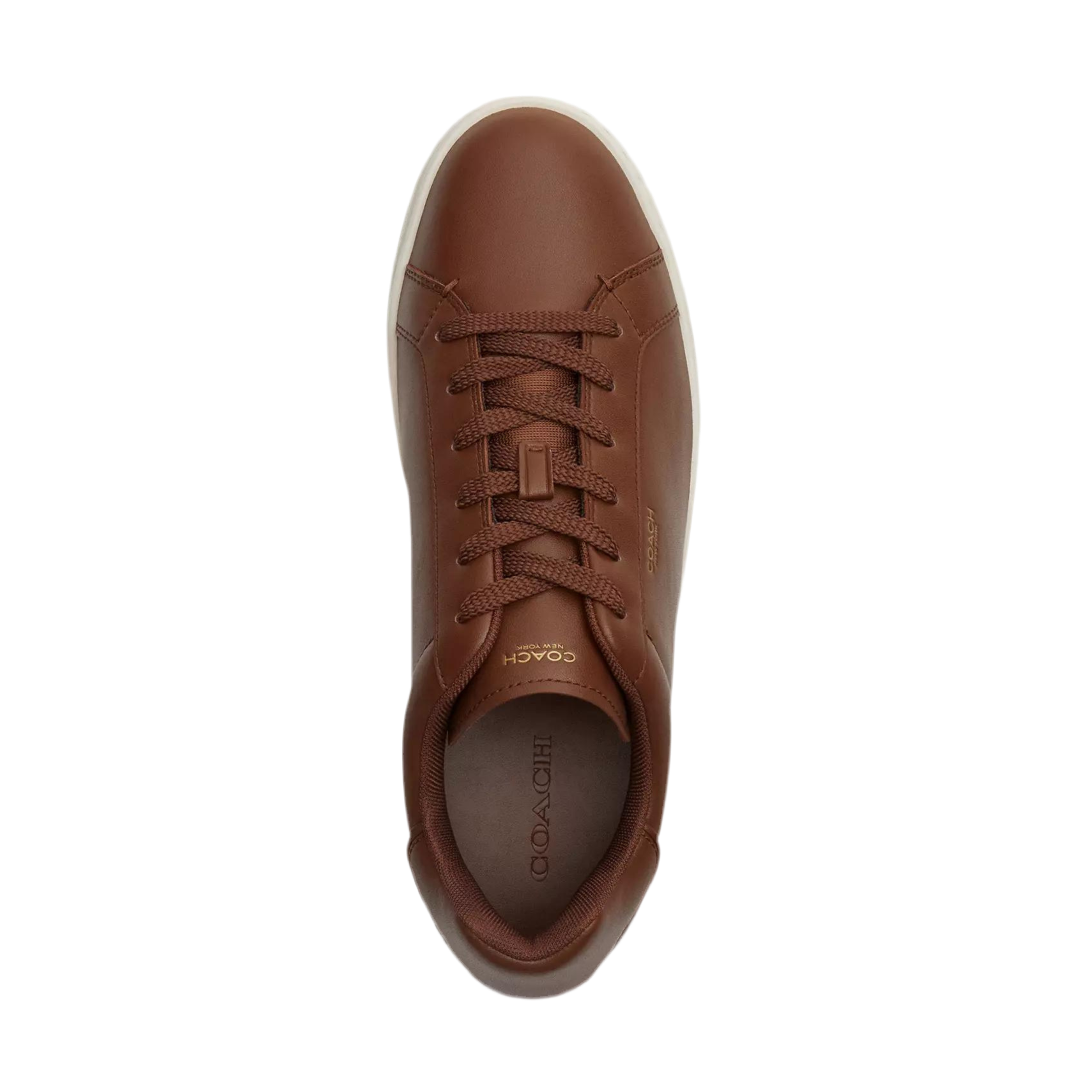 COACH Men's High Line Sneaker - Dark Saddle