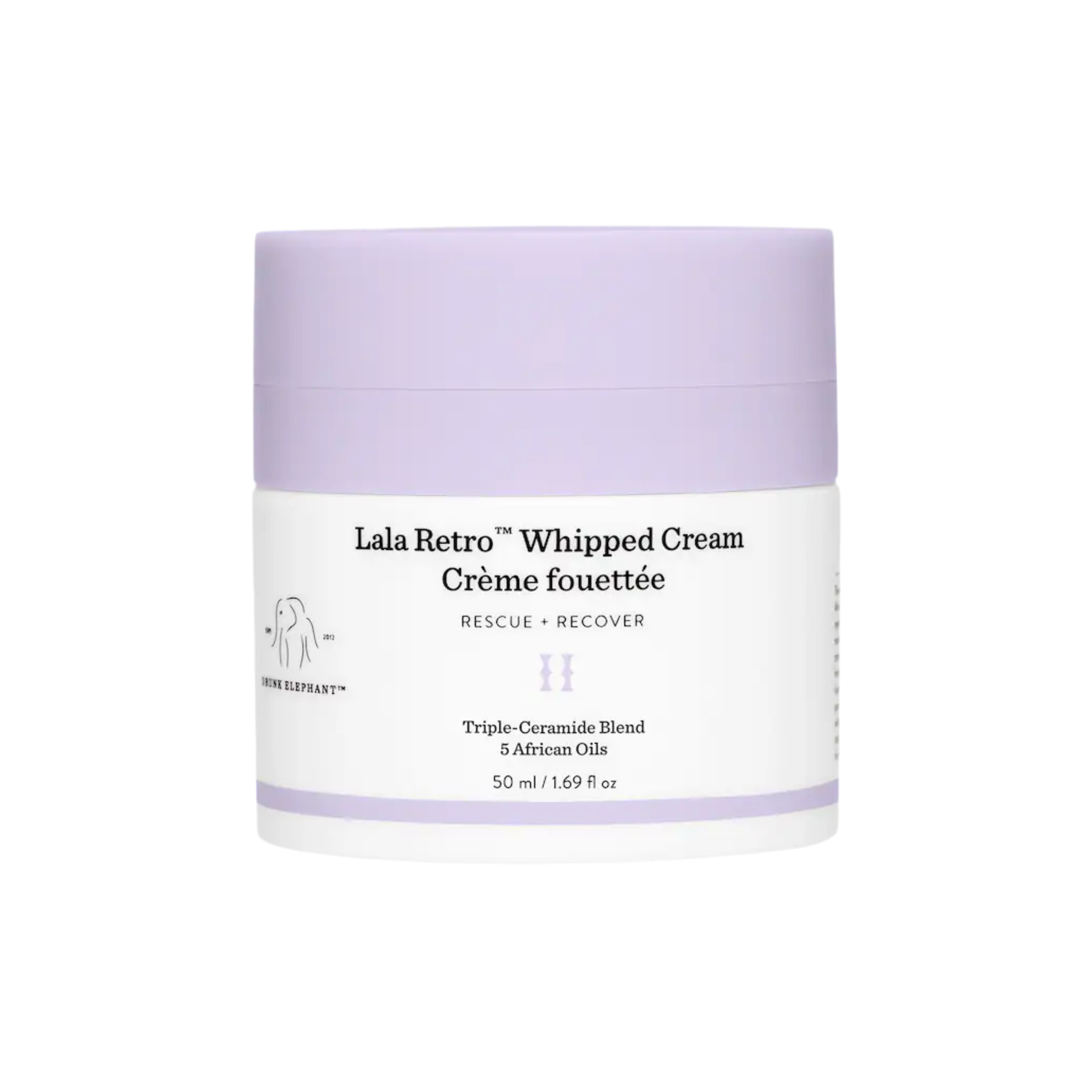 Drunk Elephant Lala Retro Nourishing Whipped Refillable Moisturizer