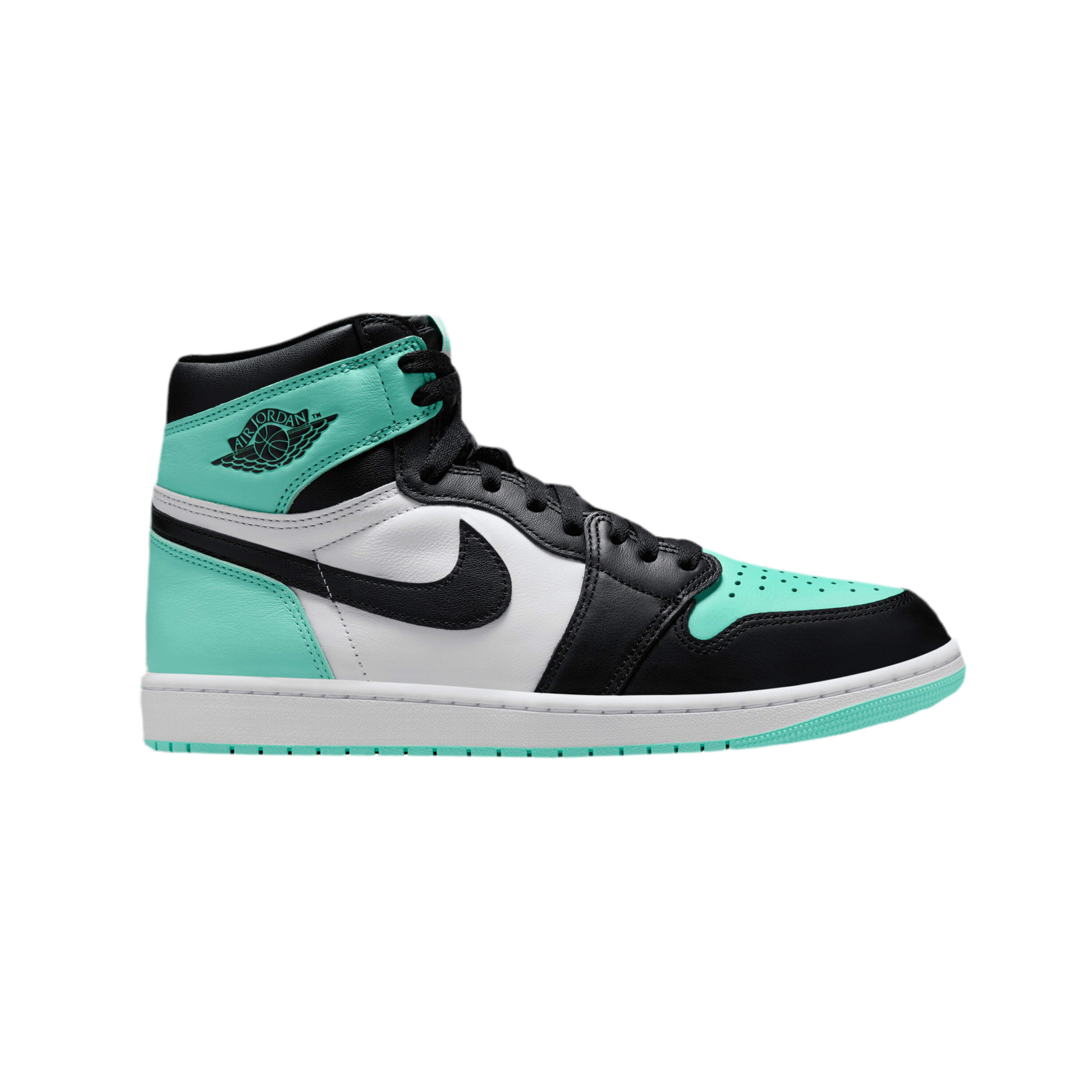 Nike Men's Air Jordan Retro 1 High - Green Black