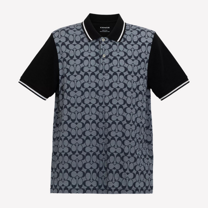 COACH Men Signature Polo - Chambray