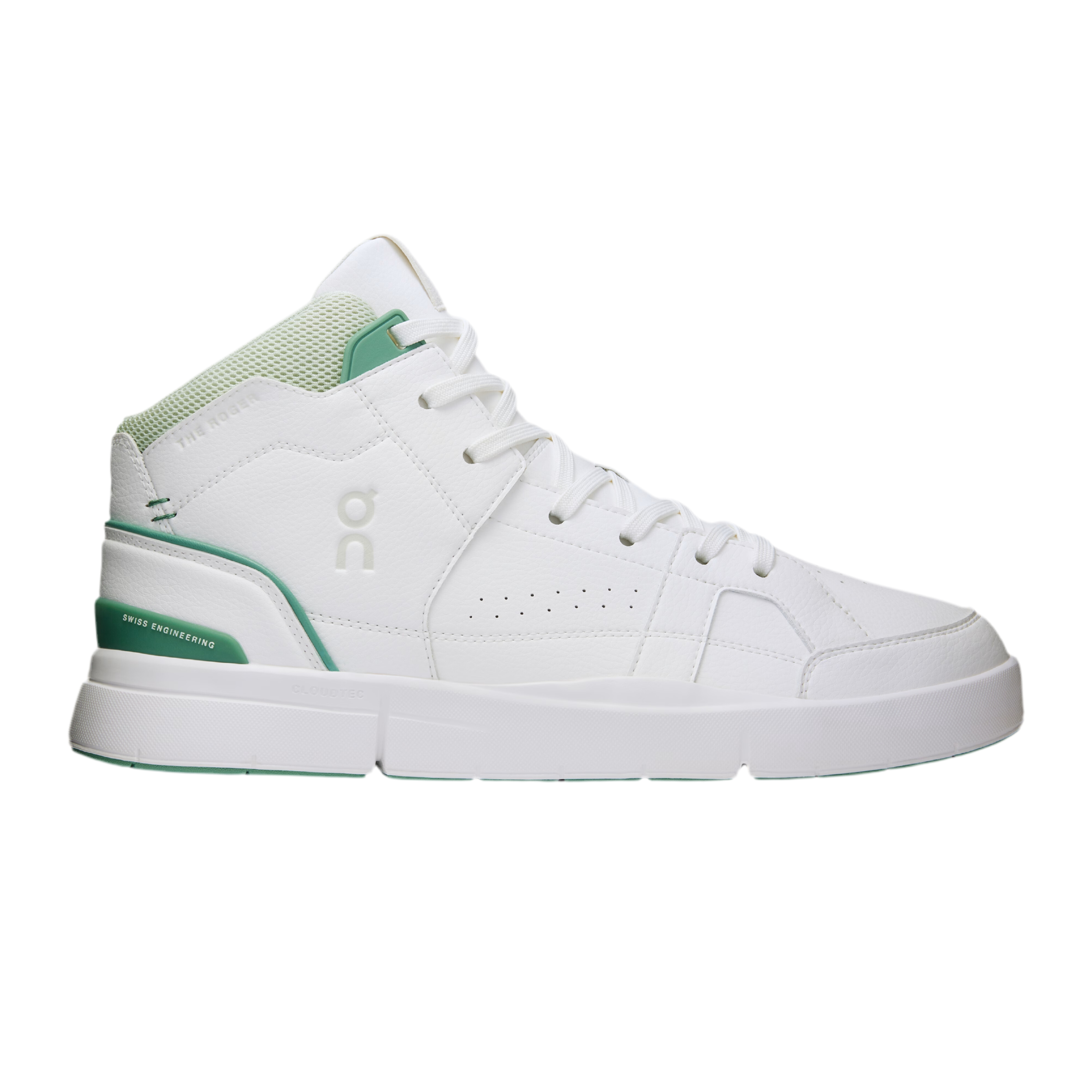 ON Men The Roger Clubhouse Mid - White Green