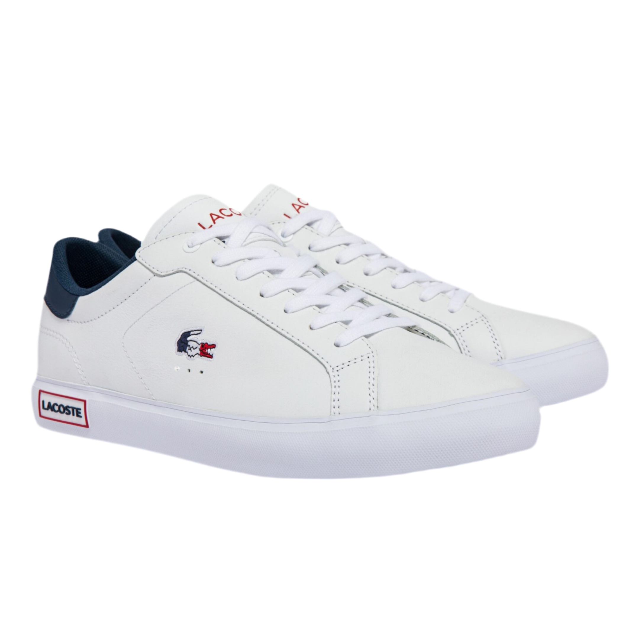 Lacoste Women Powercourt Leather - Blue Multi