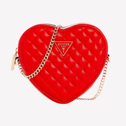 Guess Rainee Heart Crossbody - Red