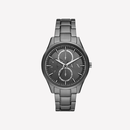 Armani Exchange Men Steel Strap Watch - Black