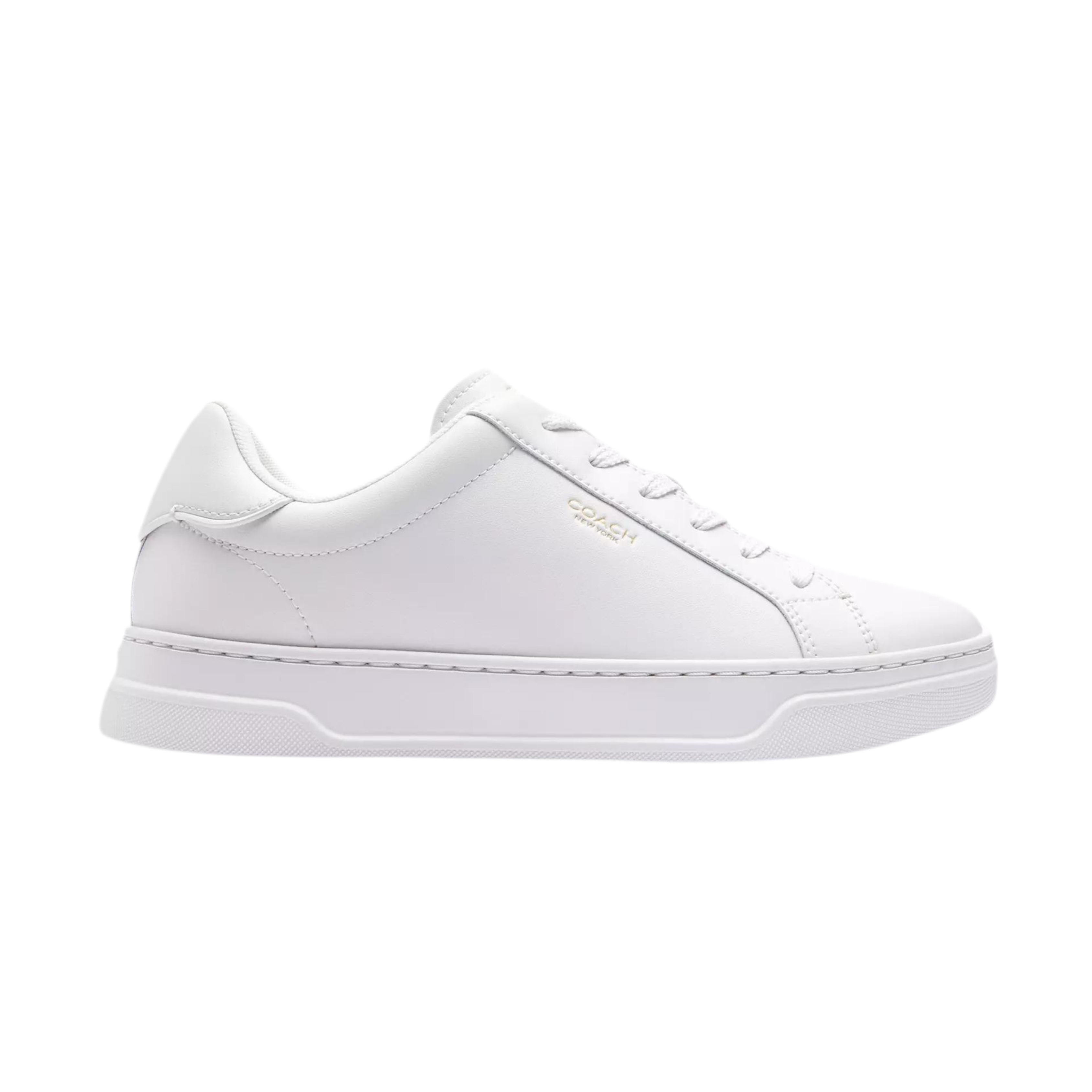 COACH Women's High Line Sneaker - Optic White