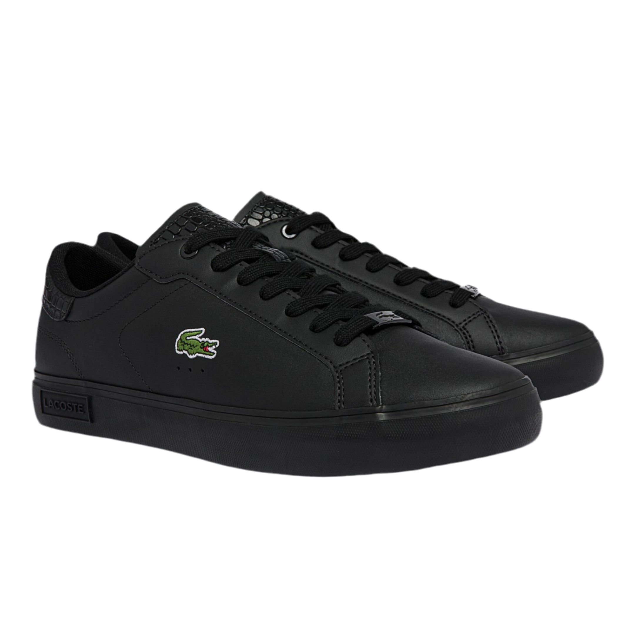 Lacoste Men Powercourt Leather - Black