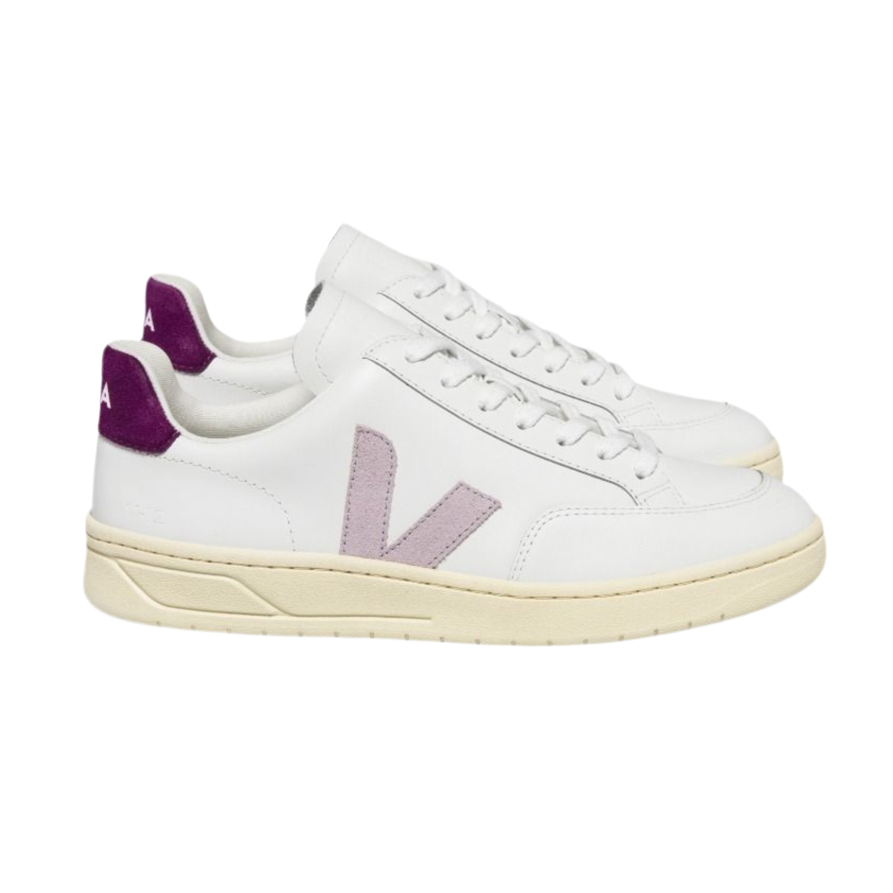 Veja Women V-12 - White Parme Magenta