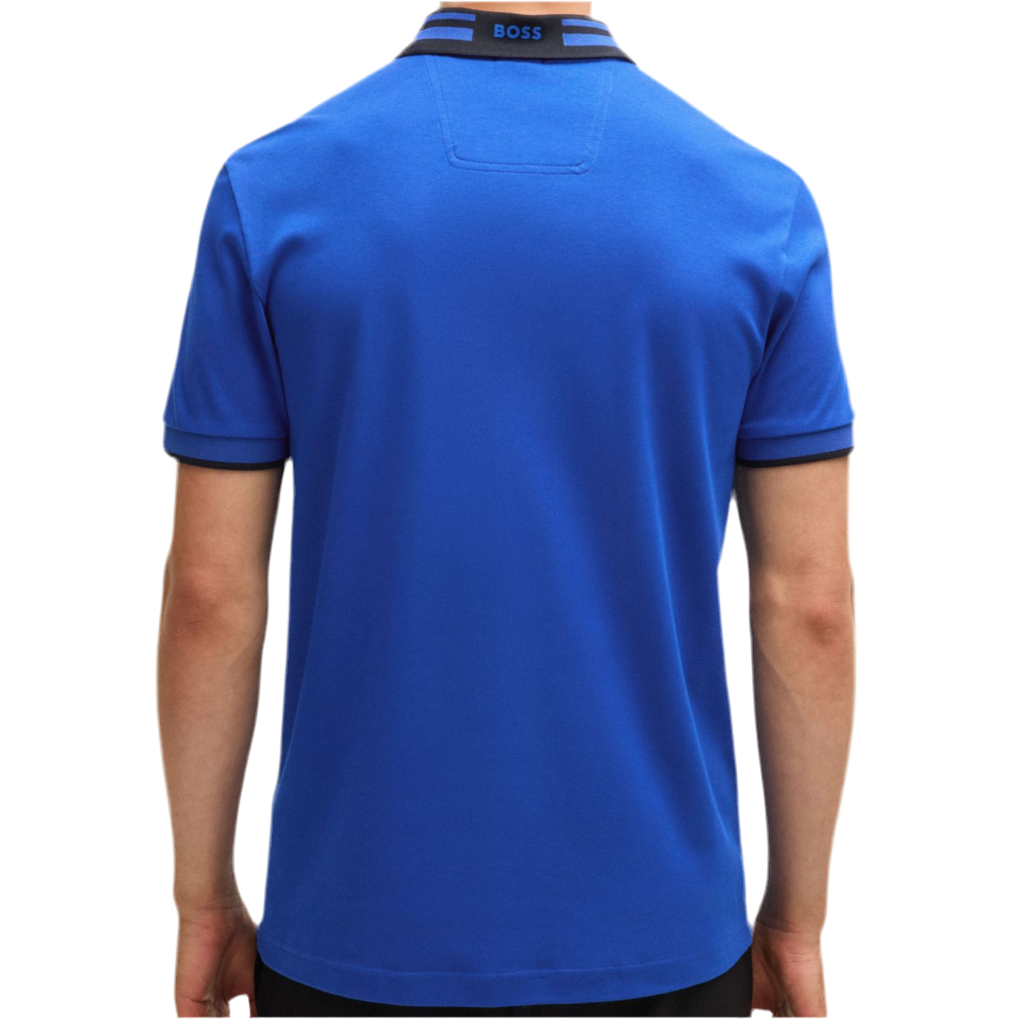 Hugo Boss Men Interlock Cotton Polo Shirt - Blue