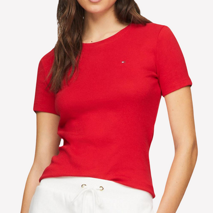 Tommy Hilfiger Women Essential Crewneck T-Shirt - Primary Red