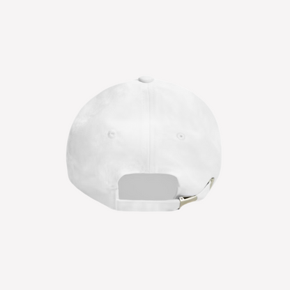 Guess Unisex Logo Baseball Cap - White