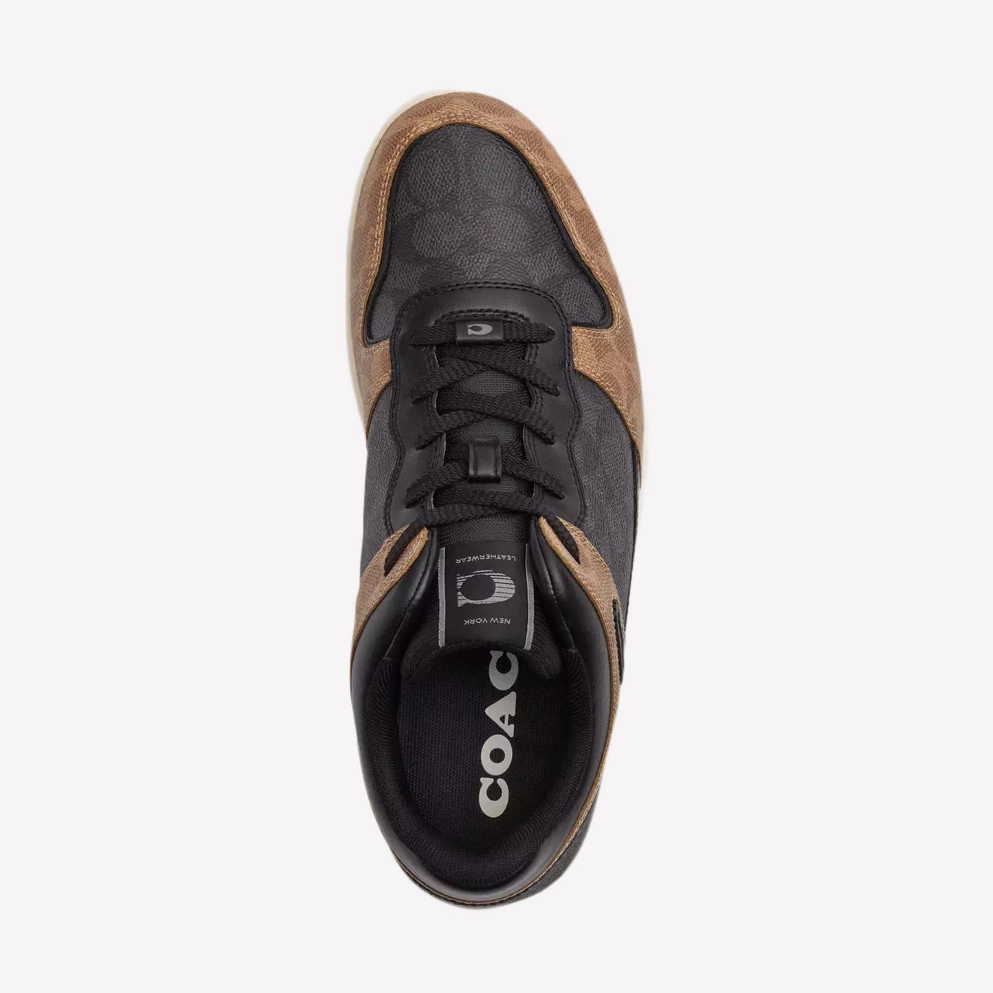 COACH Men's C201 Sneaker - Black Tan