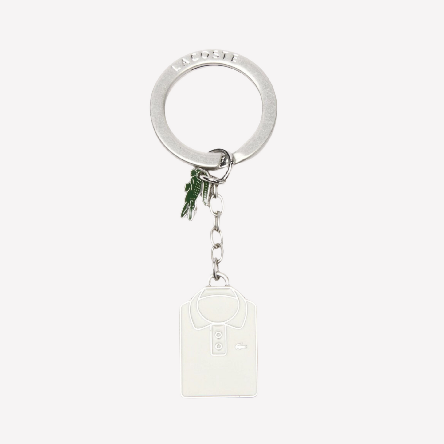 Lacoste Gift Set Card Holder and Polo Key Chain - Black