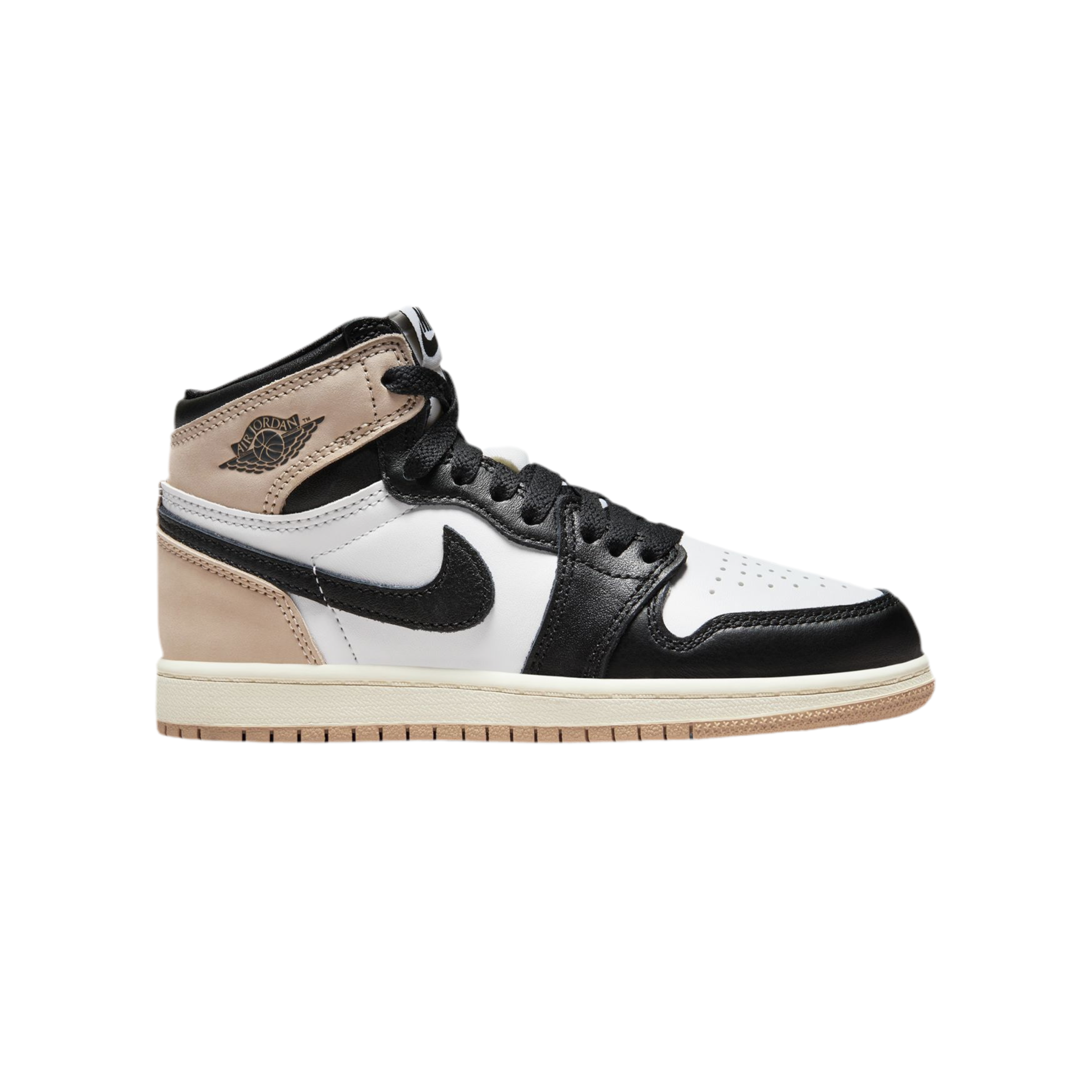Nike Kids Jordan Retro 1 High OG  - Black/Legend Brown/White