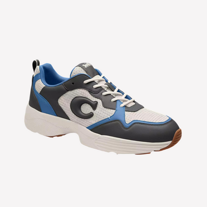 COACH Men's Strider Sneaker - Sky Blue Leather