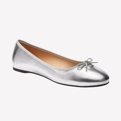 COACH Women's Abigail Flat - Silver