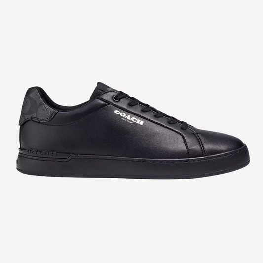 COACH Men's Clip Low Top Sneaker - Black