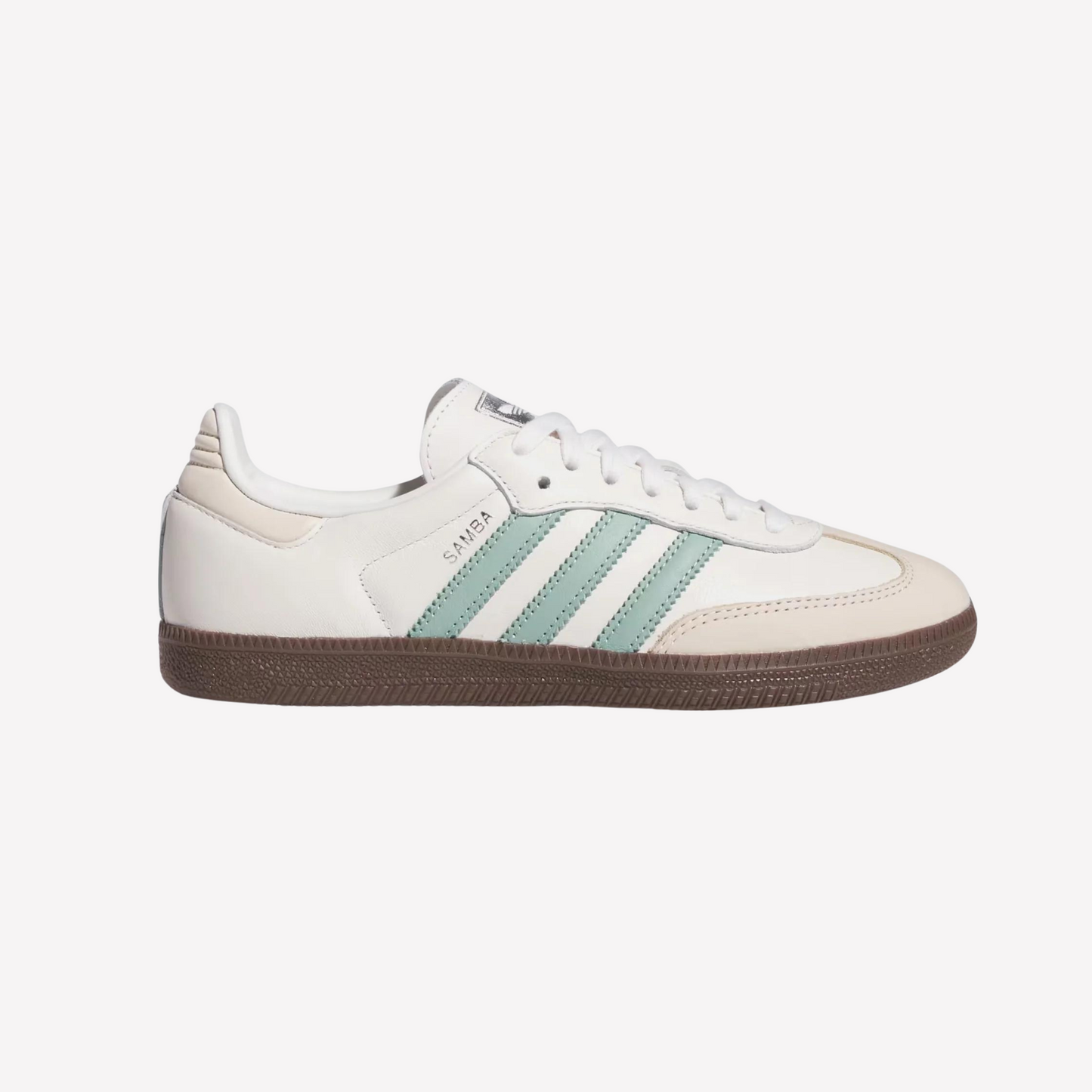 Adidas Women Samba OG - White Hazy Green